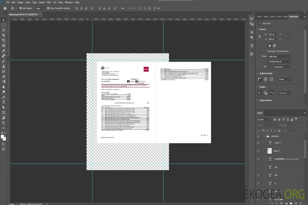 Modèle de relevé bancaire USA Caroline du Nord BB&T Corp. au format Excel et PDF (2 pages) template